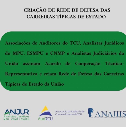 Acordo de cooperação técnica entre ANJUR, ANAJUS e AudTCU