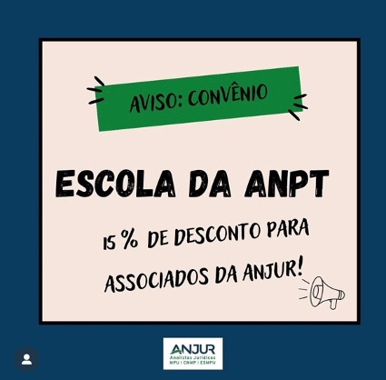 ANJUR celebra novo convênio com a Escola da ANPT